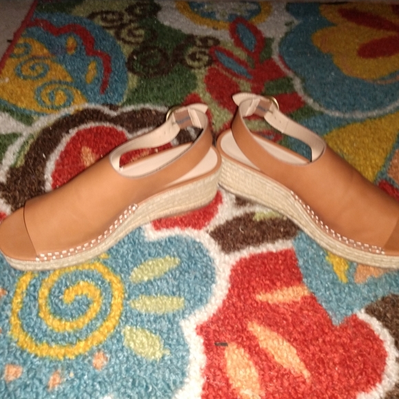 🤎 NWOT Wedge Sandals 🧡 Massini Maria Open Toe - Picture 4 of 7